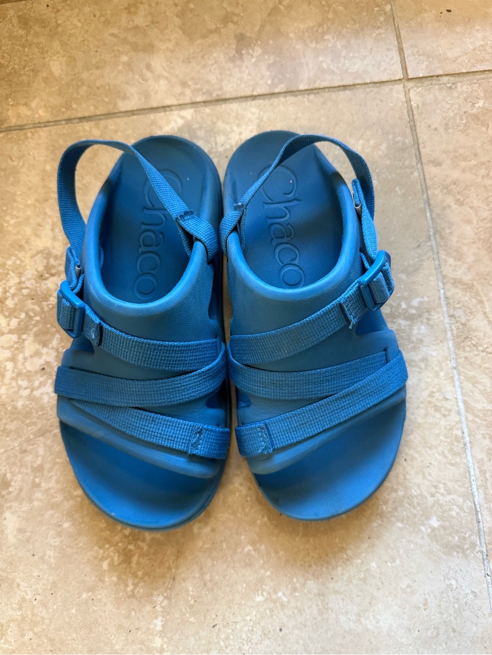 Chaco Kids' Teal Blue Sport Sandals